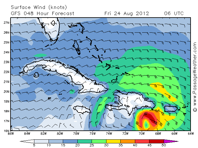Hurricane Isaac Image Forecast.