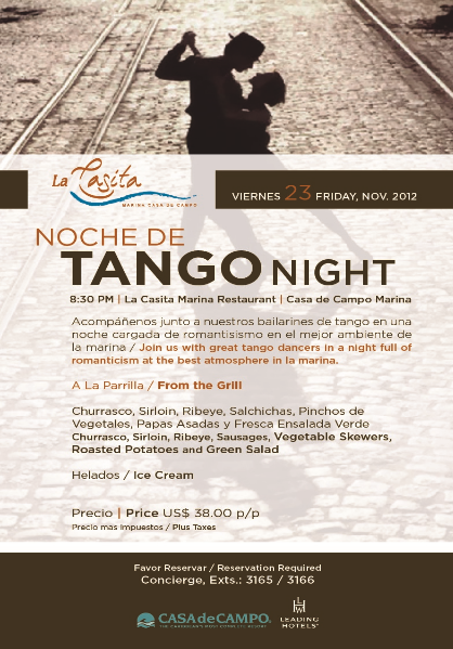 Tango @ La Casita!